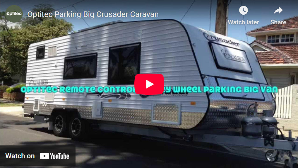 Optimover Parking a Crusader Excalibur with Very Tight Clearances