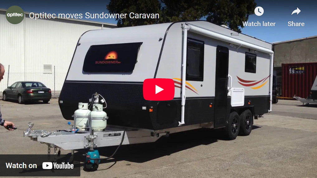 Optimover ‘U’ Turns a Tandem Axle Caravan on the Spot