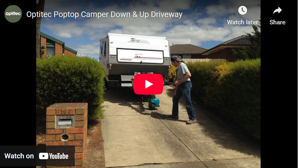 Optimover moves Supreme Getaway Off-Road van on Incline