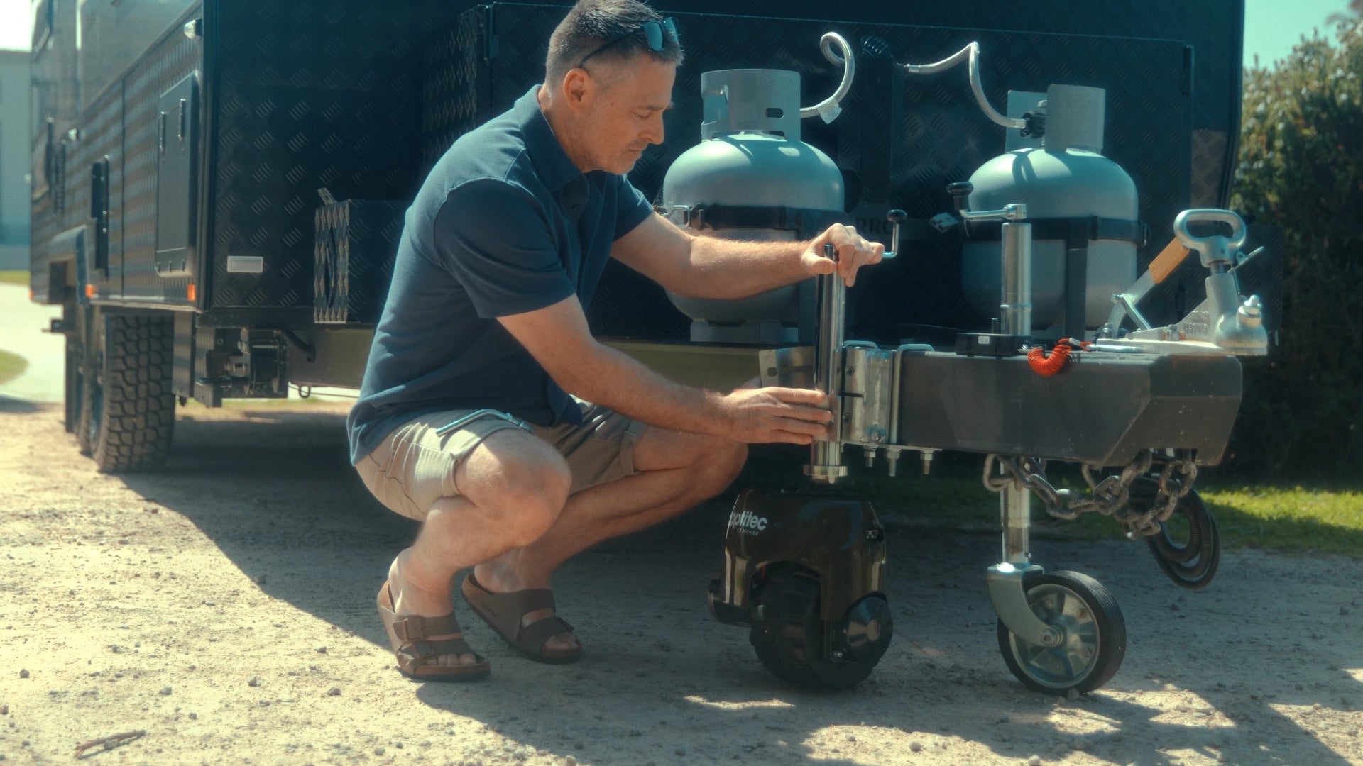 Optimover V3 Remote Control Jockey Wheel